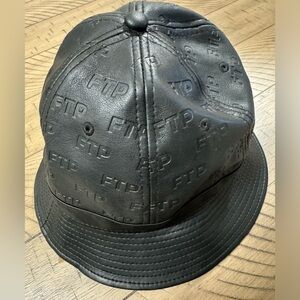 FTP Leather Bucket Hat Sz S/M